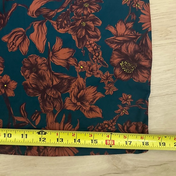 ZARA Women’s Floral Pullover Button Up Long Sleeve Bodycon Dress or Top Sz Small - Picture 10 of 10